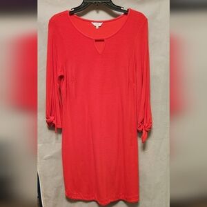 XS coral dress - Crown & Ivy